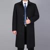 Men Woolen Coat Autumn Man Wool Blend Overcoat Winter Wool Long Jacket