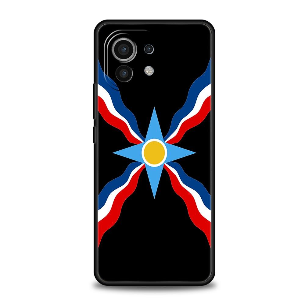 

Phone Case For Xiaomi Mi 15 14 13 12 11 Lite 14T 13T 12T 11T Pro Poco X7 X6 X5 X3 Pro F6 F5 F4 Cover Assyria Flag Assyrian Xiaomi 14T Pro