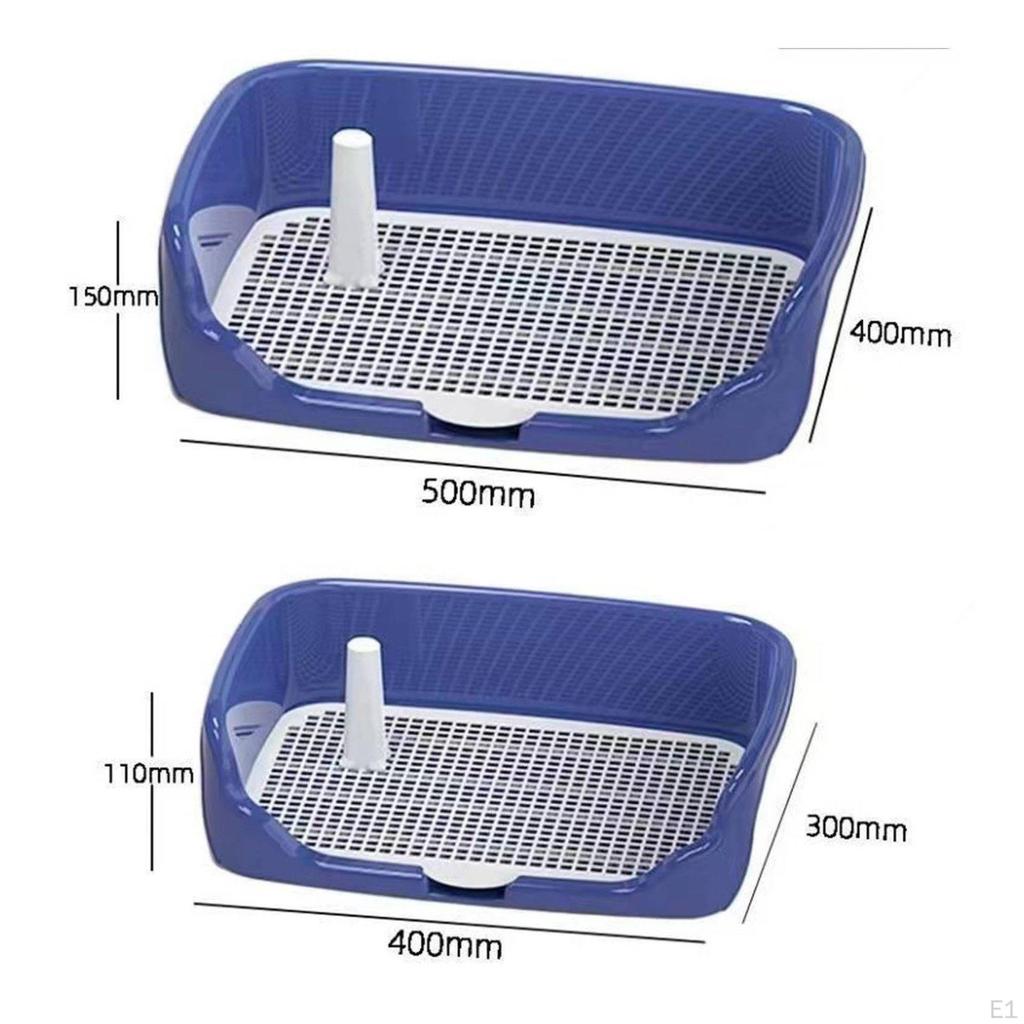 Dog Potty Tray with Grid Easy to Clean Indoor Toilet Keeps Paws Dry Puppy Training Pad Holder
