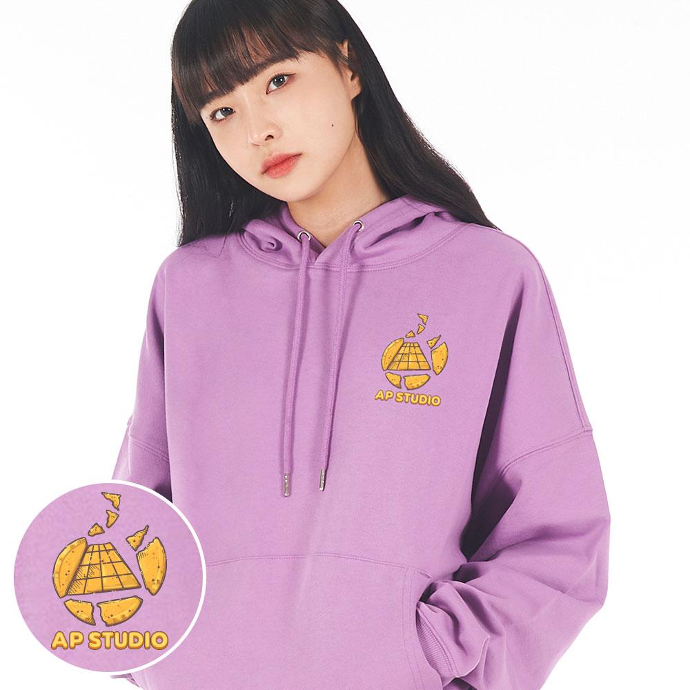 Oversized Drop Shoulder Matrix Dalgona Hoodie_Violet