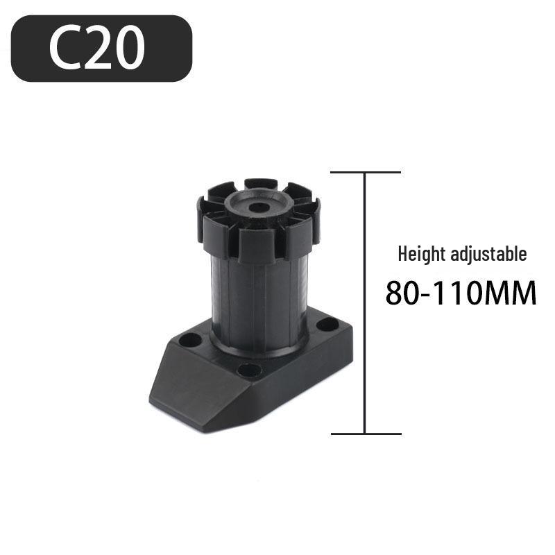 ABS Adjustable Leveling Cabinet Feet - Thickened Plastic Legs for Kitchen and Cupboard Support