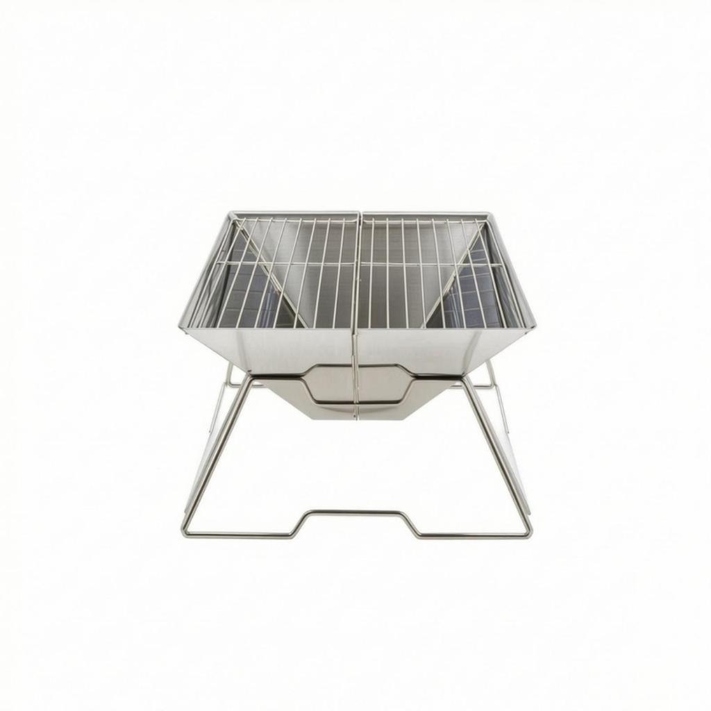 Charcoal Grill with Carry Bag High-Temperature Resistant for Camping