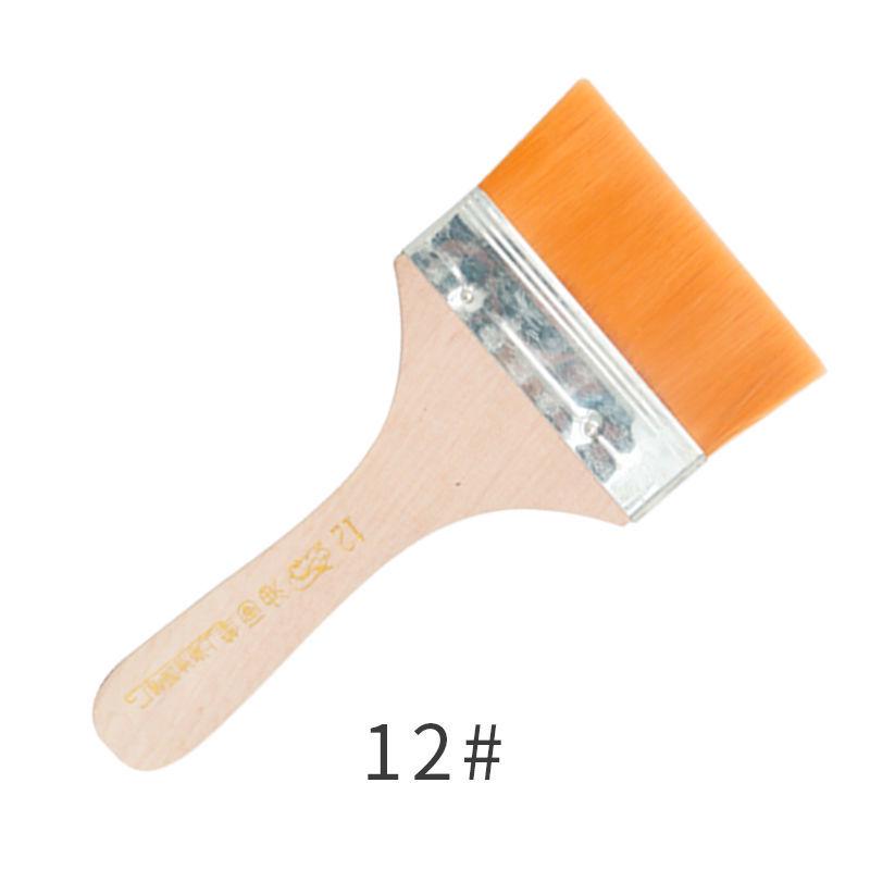 Gold Leafing Soft Bristle Wool Brush with Wooden Handle – Nylon, Glue, Protective Oil & Dusting Paint Brush