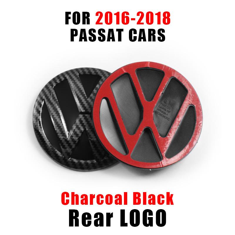 

For VOLKSWAGEN 1Pcs 135mm 113mm 3GO 853 601B Car Logo Front Bonnet Hood 56D853630C Rear Tail Trunk Emblem For Passat 2016 2017 2 VW Passat 2016-18