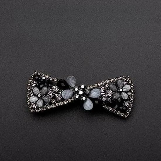 Elegant Retro Rhinestone Peacock Ponytail Hair Clips