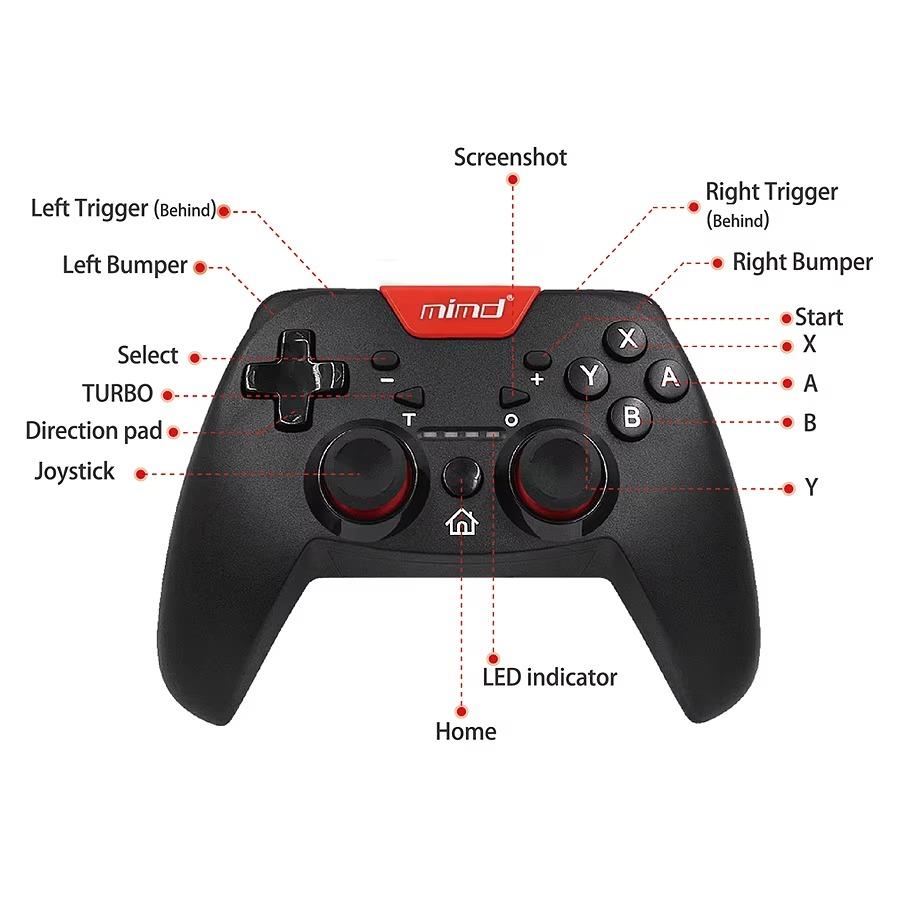 Switch Wireless Controller Bluetooth Game Controller Switch Controller Bluetooth Connection Supports PC