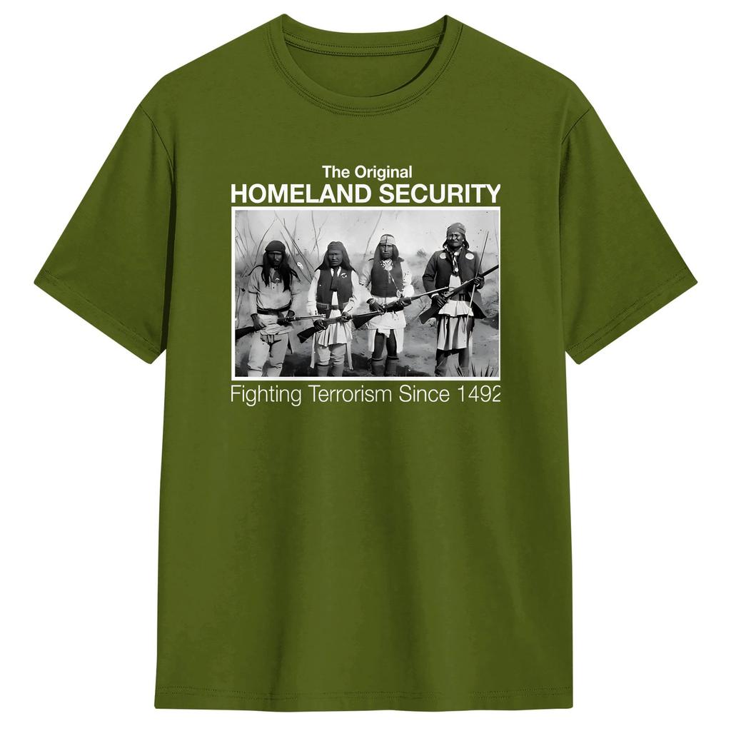 Homeland Security Fighting Terrorism T Shirt Summer Popular TShirts Pure Cotton Round Neck Clothing Short Sleeve Classic Tops