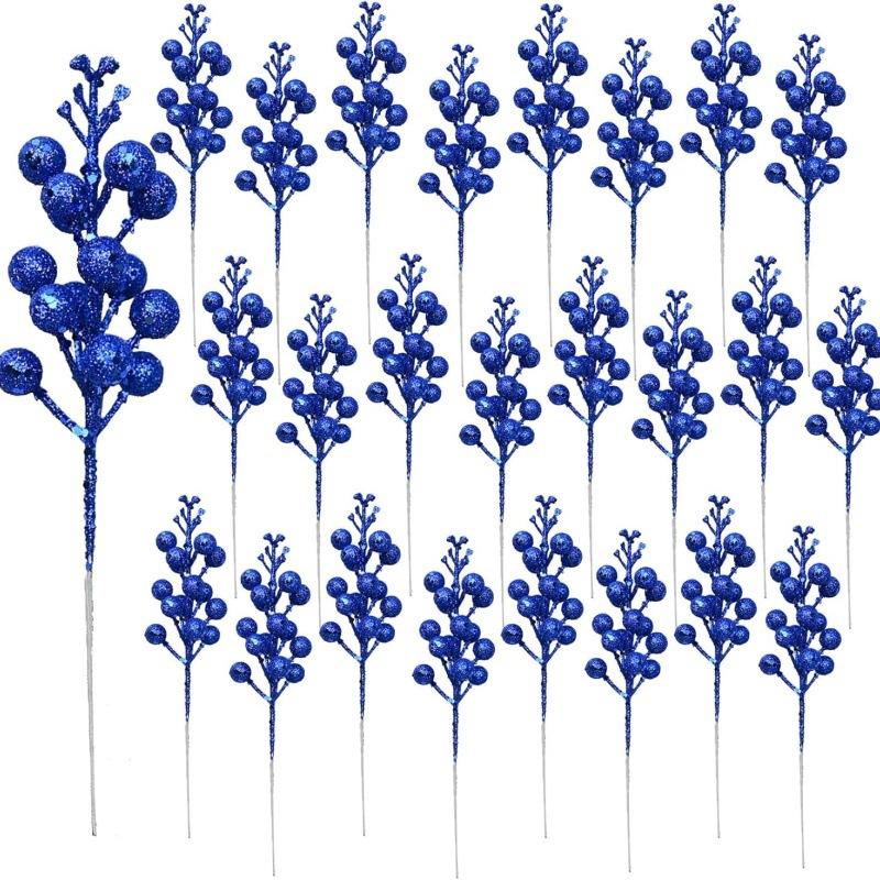10pcs Christmas Decoration Artificial Berry Bouquet Xmas Tree Ornaments for Home Decor New Year 2026 Party Supplies Accessoriees