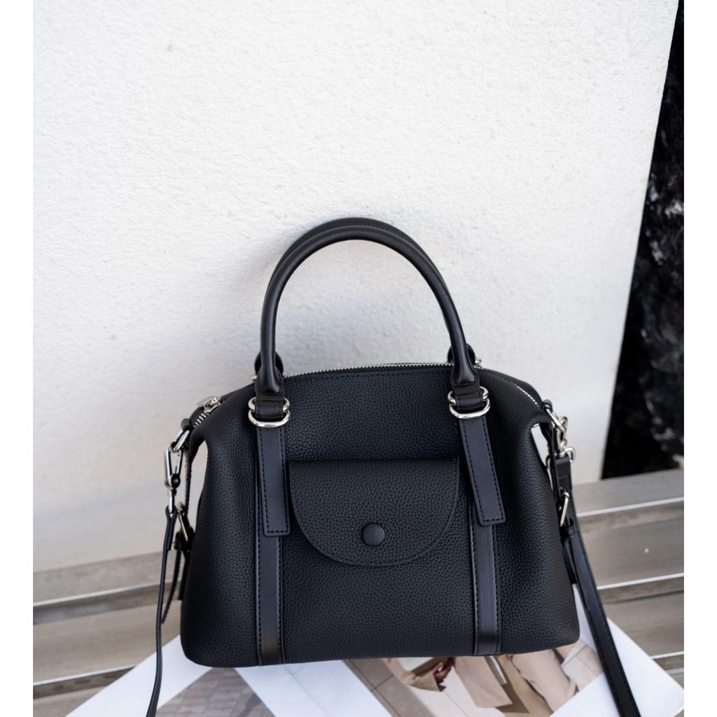 Cowhide Shoulder Women's Bag Compartment Large Capacity Shoulder Crossbody Women's Fashion Trend Simple Practical Shell Bag