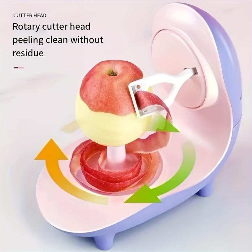 Automatic Electric Fruit Peeler Machine with Quick, Easy Peeling, Durable ABS Construction, One-Touch Operation, Auto Shut Off