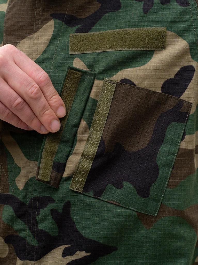 Men's Rip-Stop Woodland Camo Jigga Wear Uniform Set 3XL