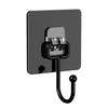 10Pcs Strong Self Adhesive Hooks Punch-free Door Wall Hangers Hook for Kitchen Bathroom Home Towel Bags Storage Hanging Holder