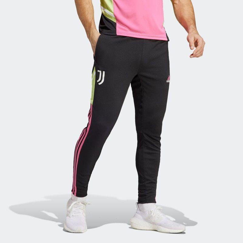 Adidas Knitted Sweatpants Men's Pulse Magenta Moderate Slim Fit Pants HS7548