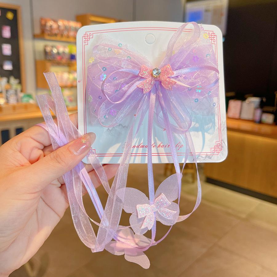 Chinese Style Hanfu Hairpin Set for Girls - Includes Hair Clips, Swaying Tassels, and Butterfly Accessories