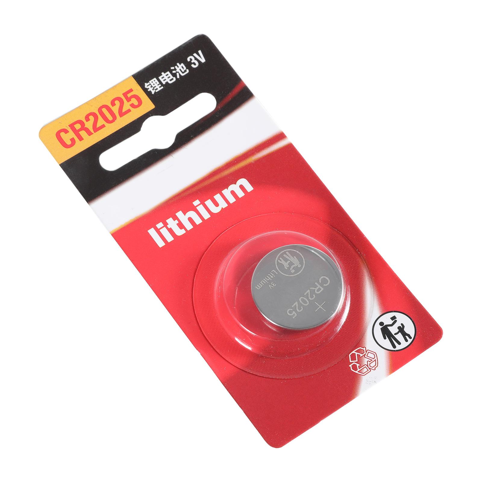 

3 В литиевая батарейка-таблетка CR2025 для бытовой электроники автомобильных брелоков пультов дистанционного управления не перезаряжаемая