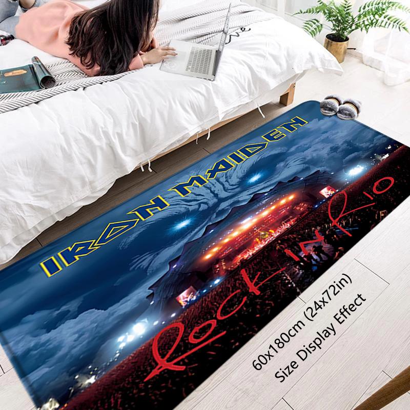 Corridor Doormat Heavy Rocks Metals Band Rugs Interior Foot Carpets Entrance Floor Mats Non-slip Yoga Rug Home Decor Prayer Mat