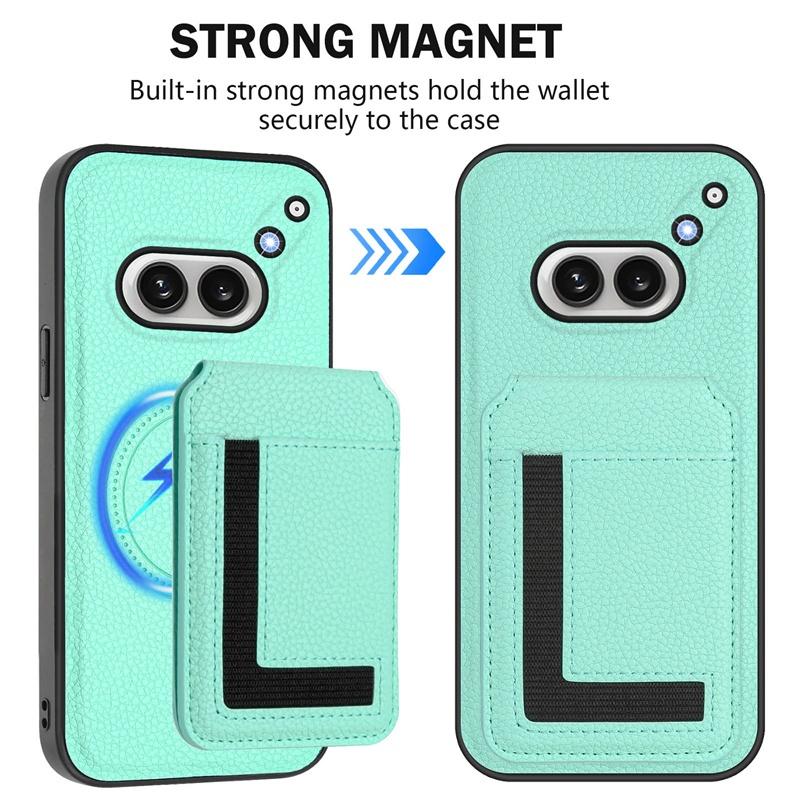 Per Nothing CMF Phone 1 Custodia 2A Cover Protettiva Porta Carte Supporto Portafoglio Magnetico Monete Supporta Ricarica Wireless