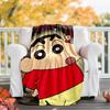 Crayon Shin-chan printed throw blanket—soft,warm;versatile blanket for all seasons—perfect as &air-conditioning throw,nap blanket