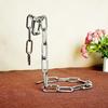 Iron Chain Wine Bottle Holder Hanging Wine Bottle Display Rack Kitchen Storage Rack Home Desktop Decoration