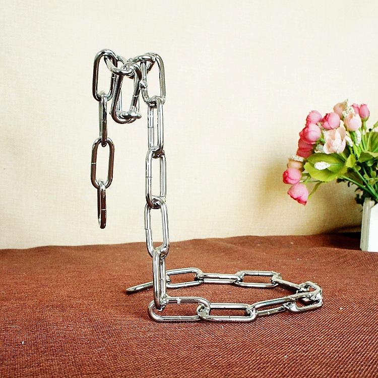 Iron Chain Wine Bottle Holder Hanging Wine Bottle Display Rack Kitchen Storage Rack Home Desktop Decoration