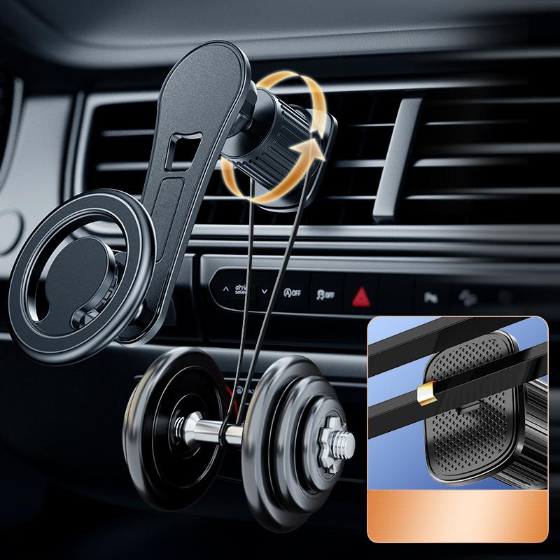 Magnetic Car Phone Holder Stand 2025 720 Rotate Air Vent Magnet Smart phone Bracket For iPhone 14 13 12 Pro Max Samsung Xiaomi