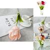 Romantic Tulip Fake Flower For Home Ornaments Wedding Shoots Creative Displays