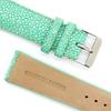 [Revetta] Stingray Leather Watch Band/Strap, Light Green, 22mm, with Spring Bars and Spring Bar Removal Tool [089-11stb22]