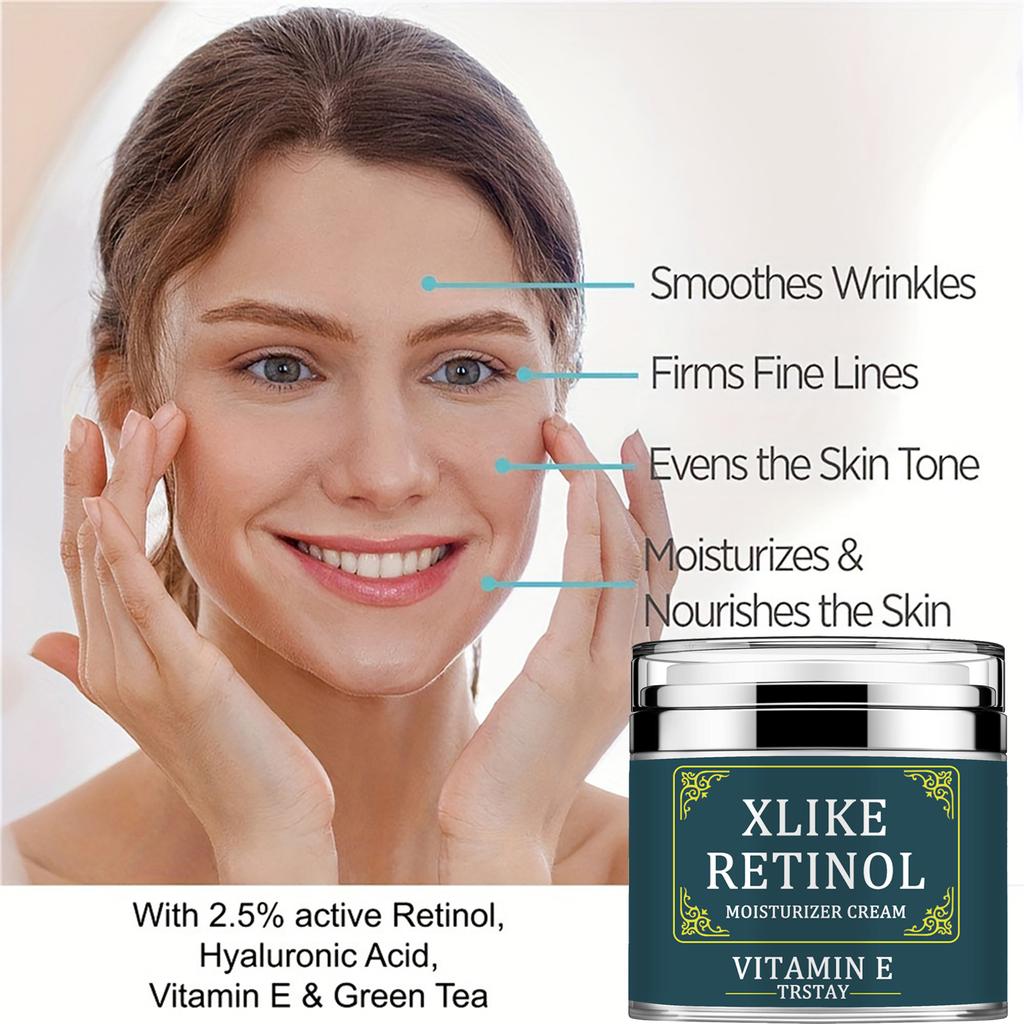 Retinol & Vitamin E Skin Glow Face Serum Acne Dark Spot Whitening Black Patches Melasma Corrector Brightening Essential Cream Skin Care