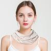 Maschera Viso Protettiva Solare in Pura Seta Comoda da Donna Copertura Integrale del Viso Collo Scaldacollo Con Elastici per le Orecchie Protezione Solare Estiva per il Viso
