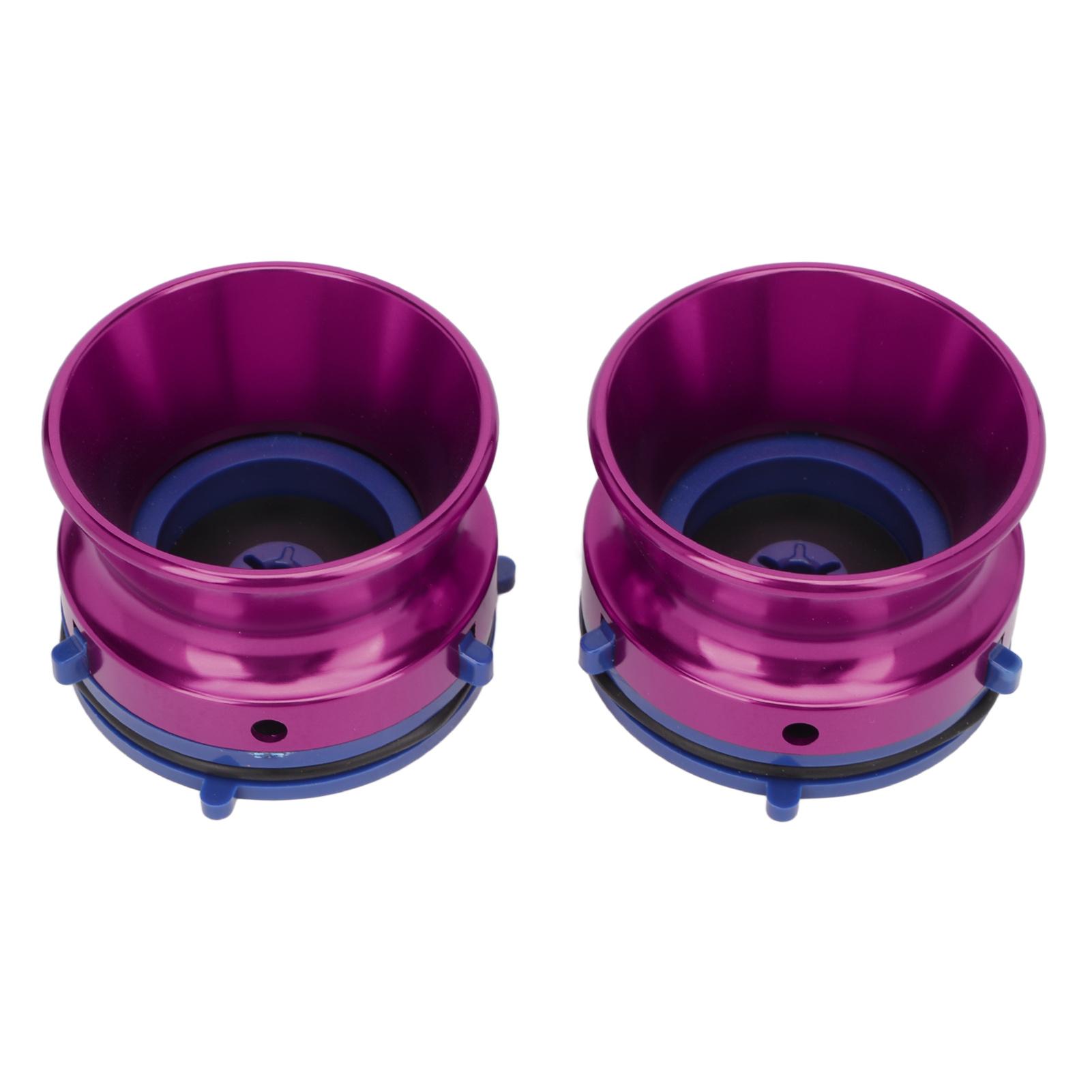 

1 Пара Адаптерів для маточин NAB Полірований Алюмінієвий Сплав Універсальний Завантажувальний Пристрій 10-дюймовий Відкривач для Studer фіолетовий