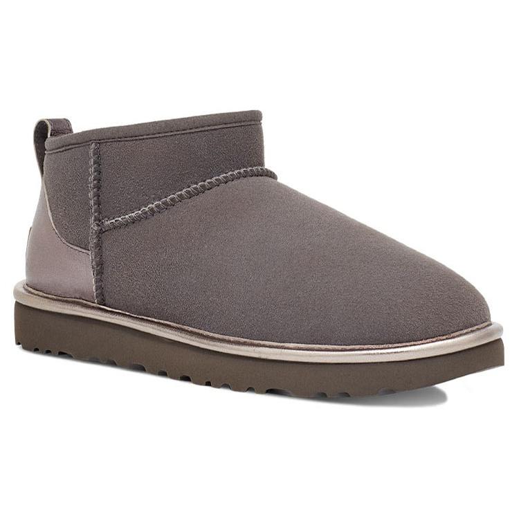(WMNS) UGG Classic Ultra Mini Shine 'Charcoal' Women's 1123634-CHRC