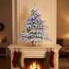 Artificial Christmas Tree PE Flocked Tabletop Xmas 50/60/90cm Multi-scene Holiday Decor