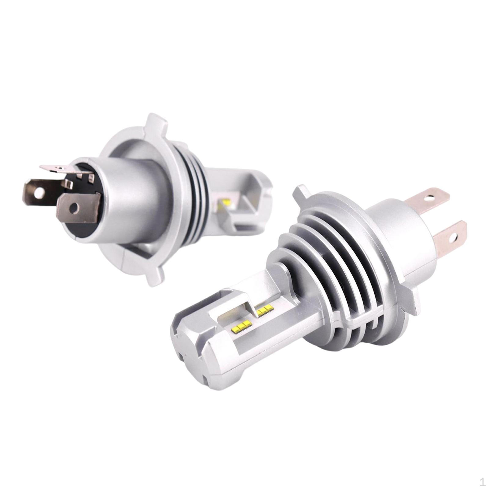 

LED Headlight Bulbs IP65 Waterproof 10000 Lifespan Super Bright Aluminum Alloy Replacements Light H4