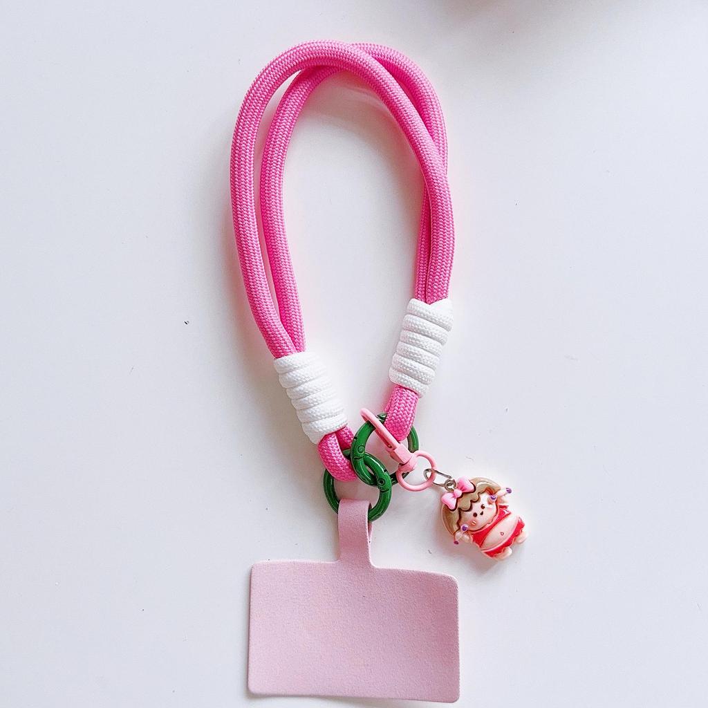 Mobile Phone Lanyard: Crossbody, Anti-Lost, Adjustable Neck & Wrist Strap with Clip for Girls