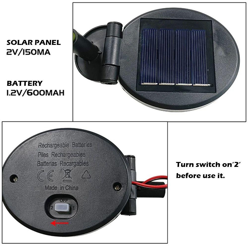 42LED Solar Artificial Flower Light Realistic Waterproof Landscape Lamp  Lawn Lighting