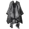 Ladies' Fashionable Knitted Shawl, High-end Travel Wear, Imitation Cashmere Cloak