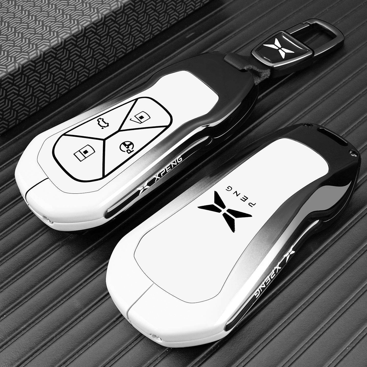 

Чехол для ключей Xiaopeng MONAM03: Подходит для 25 моделей, включая G6, G7, G9, P7+ с металлическим брелоком и пряжкой