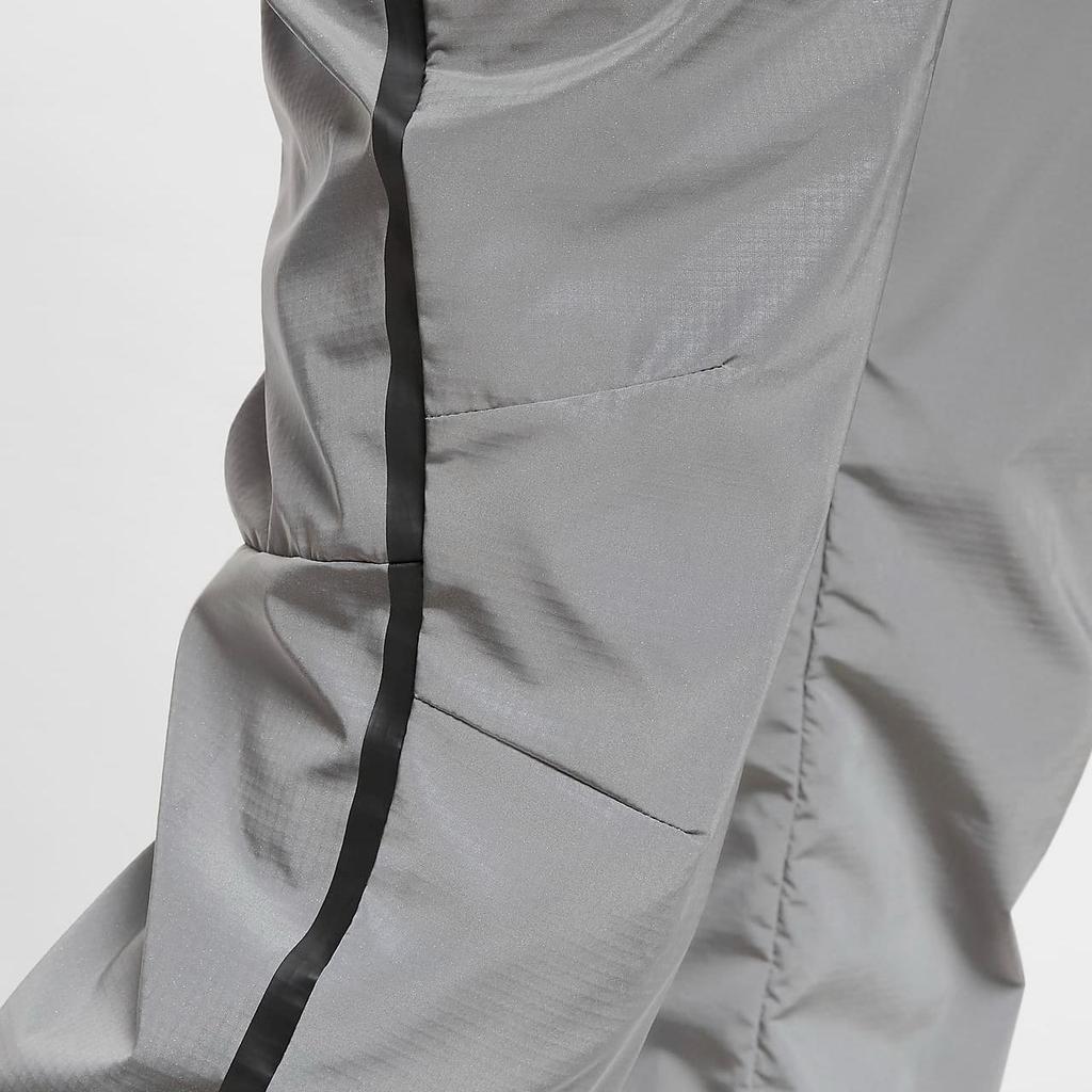 Nike Tech Woven Flash Pants Reflect Silver Black FZ7588-035