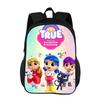 True and the Rainbow Kingdom Backpack Cartoon Print Student Cute Large Capacity Lightweight Shoulder Protection Backpack