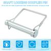 PATIKIL Trailer Coupler Pin 1/2x2-9/16" Two Square Wire Locking Pin Shaft Lock Pin Safety