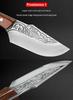 Utility Knife Slicing Meat Fruit Boning Butcher Knife Chef Cooking Cleaver Handmade Wood Handle