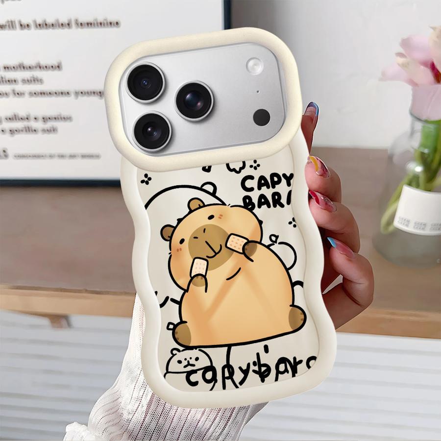 Capybara Cute Cool Case for iPhone 11 12 14 13 8 17 Air XR 16 Pro Max 15 Plus Soft Phone Cover