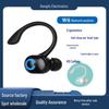 W6 Wireless Single Ear Bluetooth Earbud - Sleek Ear-Hook Design
