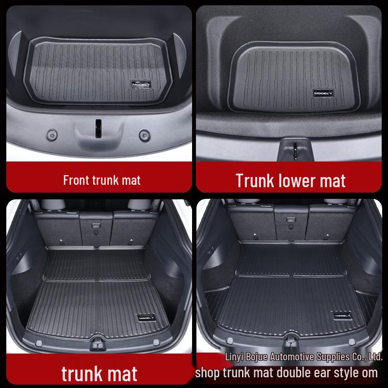 All-Weather TPE Floor & Trunk Mats for Tesla Model Y/3/S/X New Model