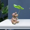 Pot Turtle Shaped Statue Resin Sculpture Art Supplies Lightweight Pond Decor Miniature Figurine for