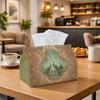 1pc Vintage Royal Elegance Tissue Box - Multi-functional Napkin Dispenser, Two Sizes Available Made of Durable Polyester, Decorated with PeaRooster Ba