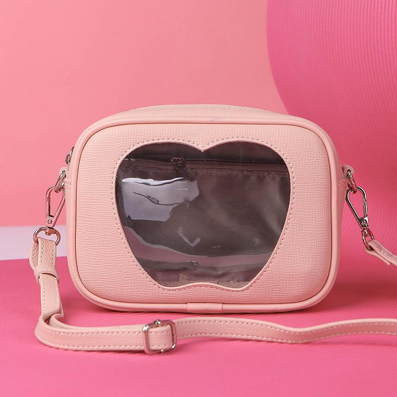 

IELGY Женская розовая сумка через плечо большой вместимости розовый