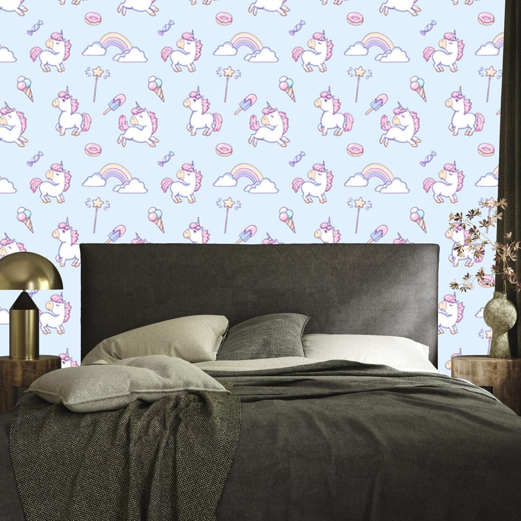 Magical Unicorns Wallpaper for Living Room and Bedroom 50x1000