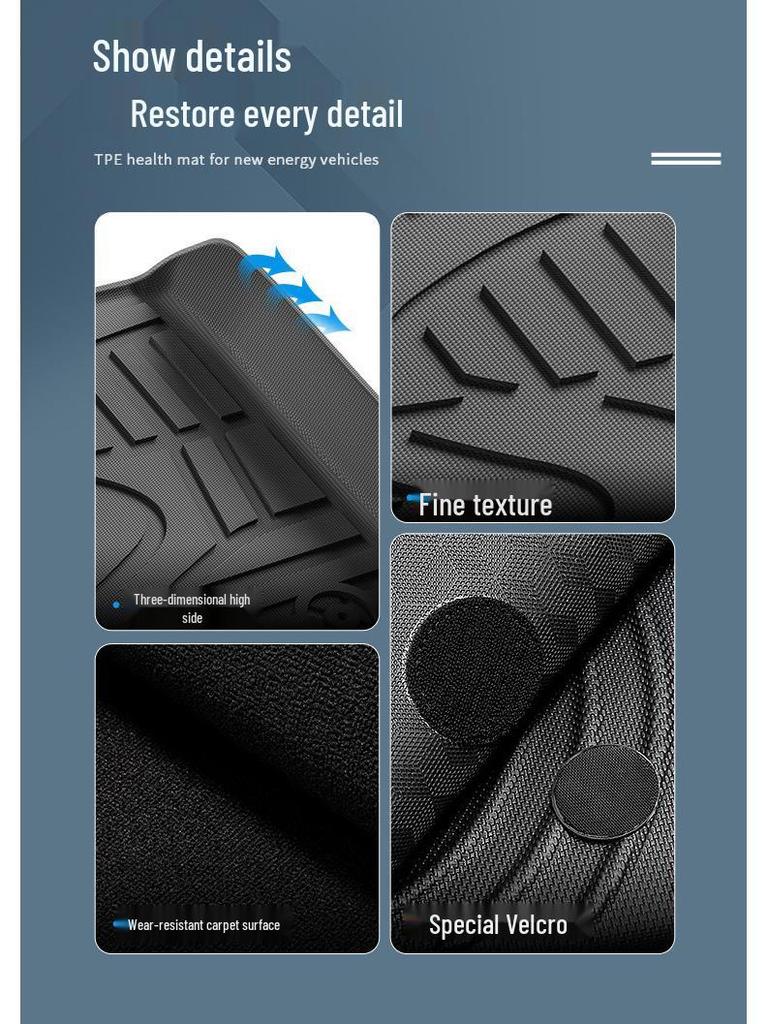 Custom TPE Floor Mats for Nezha S Hunting Armor: Dirt & Wear Resistant, Eco-Friendly, Fits 24 Models