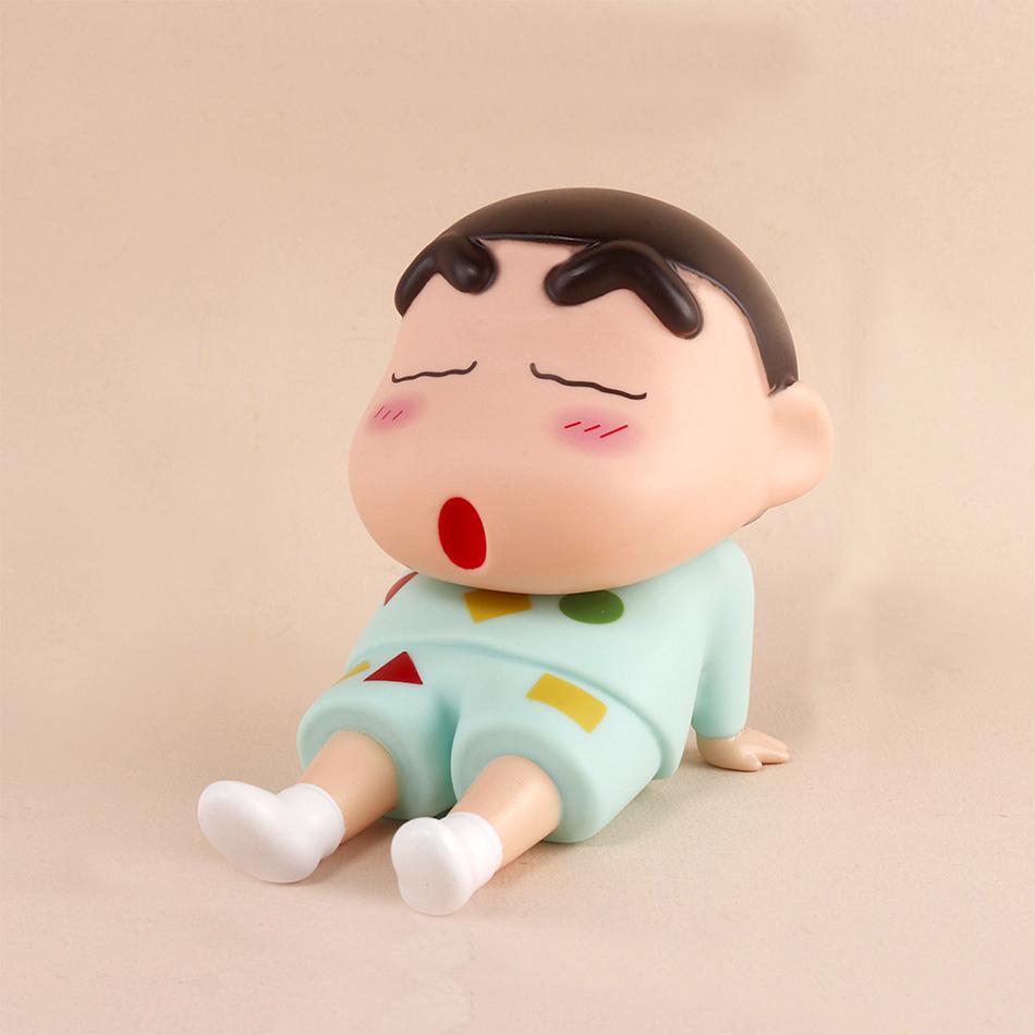 

Crayon Shin Chan Anime Figure Motorcycle Cartoon Cute Drive Action Model Desktop Ornaments Statue Collectible Toy Gifts Poseable Articulated Scale